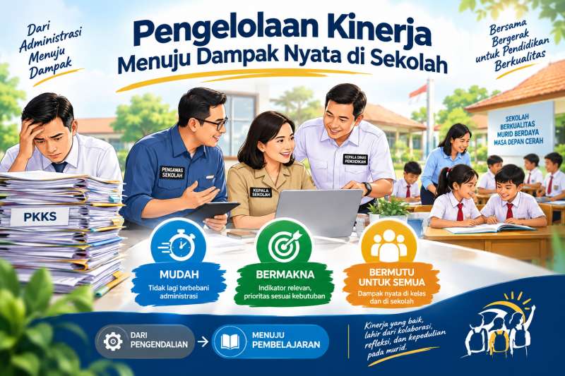 Pengelolaan Kinerja Menuju Dampak Nyata di Sekolah